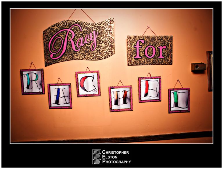 Racy for Rachel (RACHEL is spelled out on the model's backs)